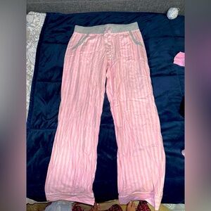 Victorias Secret Pink Stripe Pajama Pants Size Small